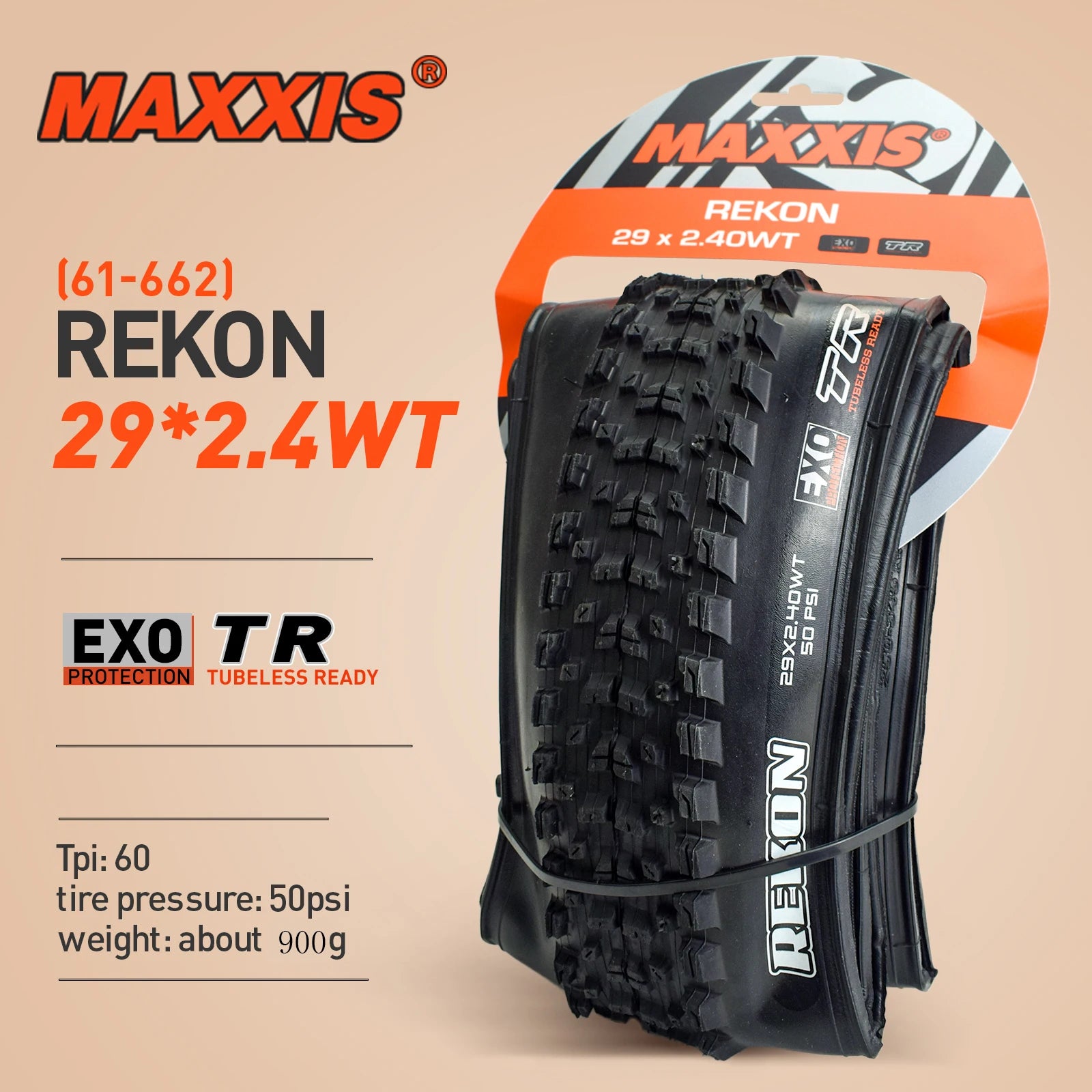 1 St. MAXXIS 29 Tubeless Reifen Rekon 29*2.4 29*2.6 EXO TR MTB Mountainbike Reifen für XC Trails Fahrradteile Fahrradzubehör
