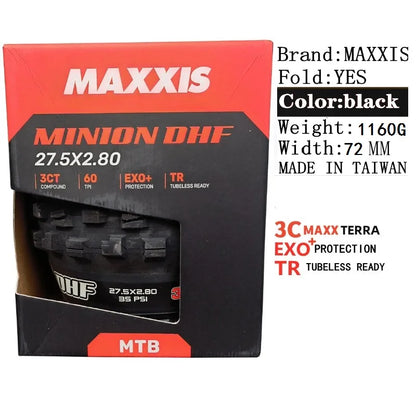 Maxxis Minion DHF (M301Ru) 26x2.3 27.5x2.3/2.5/2.8 29x2.3/2.5  Folding Downhill Tires For Mountain Bikes Are More Wear-resistant