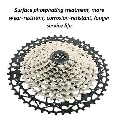 SUNSHINE Ultralight Bicycle Cassette Freewheel Carbon Steel Material 9/10/11/12/13 Speed HG Structure Sprocket for Mountain Bike